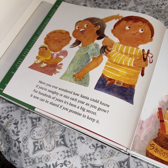 Vtg CCA & B Elf on a Shelf Boy 12 In Doll Brown Hair Blue Eyes With Book In Box - Picture 11 of 13